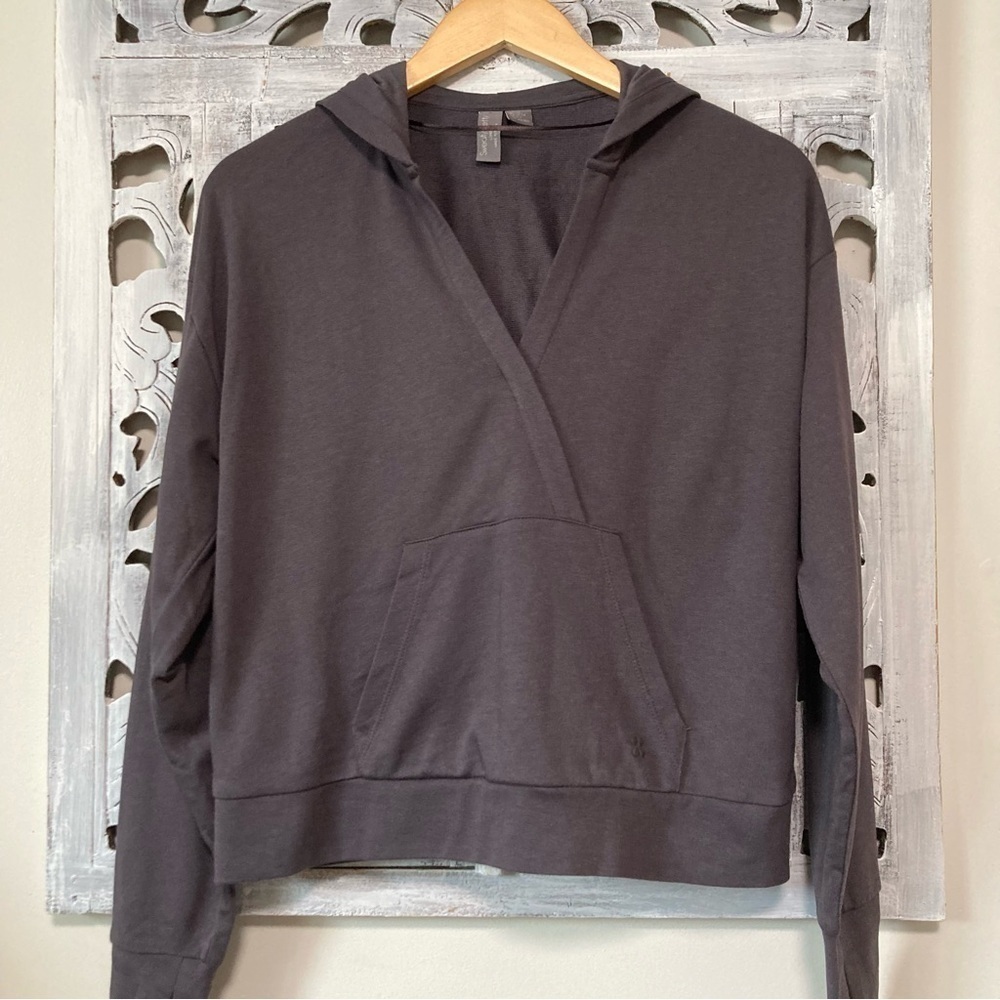 NEW Sweaty Betty After Class Relaxed Hoodie Urban Grey Size XS